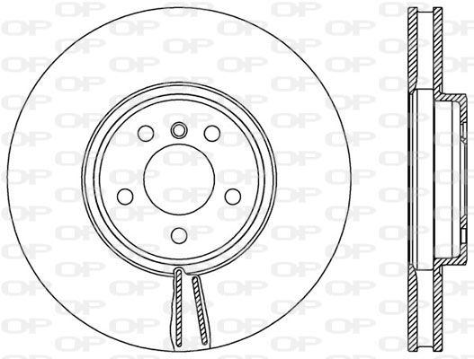 OPEN PARTS Тормозной диск BDR2543.20